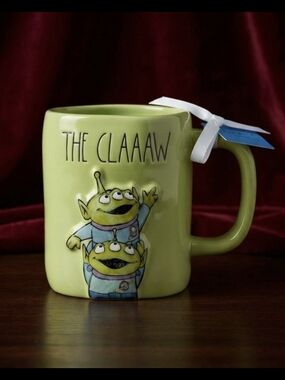 Disney Pixar Toy Story Alien The Claaaw Mug Green Ceramic Mug Rae Dunn NWT